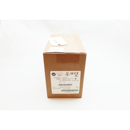 Allen Bradley Powerflex 4 SER A 1Ph 1.5A 90-132V-AC 0.25Hp AC Vfd Drive 22A-V1P5N104